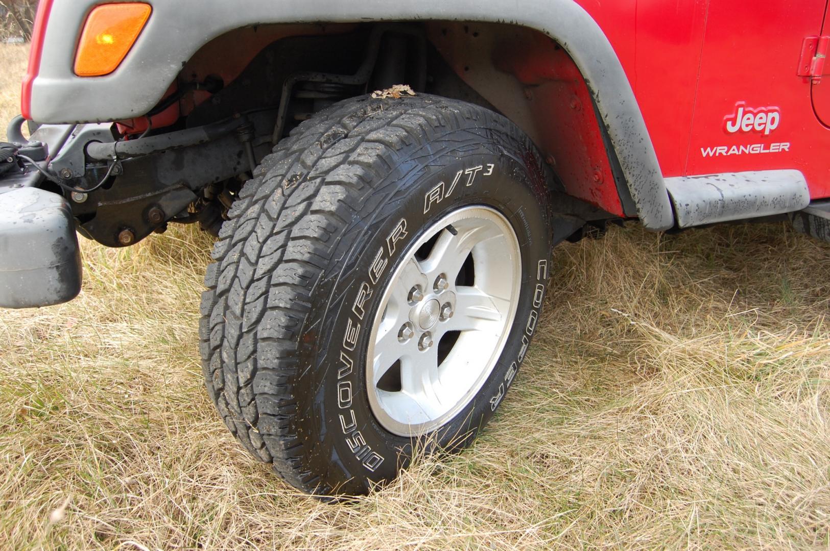 2004 RED /Grey Jeep Wrangler (1J4FA49S24P) with an 4.0 Liter 6 cylinder engine, Automatic transmission, located at 6528 Lower York Road, New Hope, PA, 18938, (215) 862-9555, 40.358707, -74.977882 - Very clean, great running 2004 Jeep Wrangler Sport.... 4 Wheel drive, 4.0 Liter in line 6 cylinder engine, automatic transmission, tilt wheel, dual front air bags, AC/Heat, Kenwood AM/FM/CD/USB/Aux/BT head unit, 15 " Alloy wheels, 4 Good Cooper Discoverer A/T tires, Hi Intensity headlamps, 2/24 Pa. - Photo#20